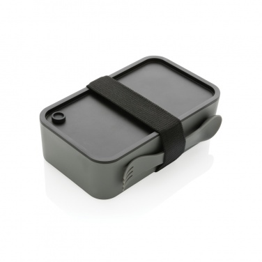 Logotrade promotional item image of: GRS recycled PP lunch box with spork