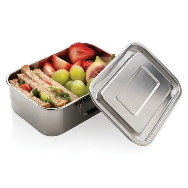 Logo trade promotional gifts image of: RCS Recycled stainless steel leakproof lunch box