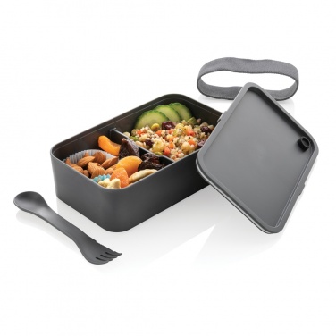 Logo trade corporate gifts image of: PP lunchbox with spork