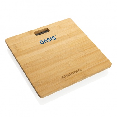 Logotrade corporate gift picture of: Grundig Bamboo Digital Body Scale