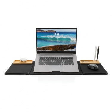Logotrade promotional merchandise photo of: Impact AWARE RPET Foldable desk organizer with laptop stand