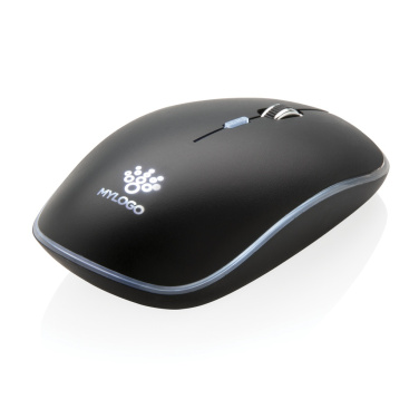 Logo trade promotional gifts image of: Light up logo wireless mouse