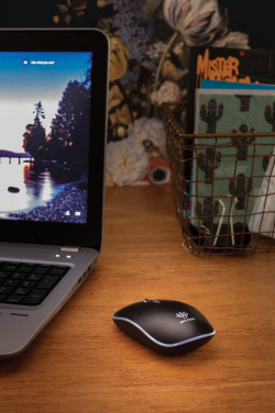 Logotrade promotional gift picture of: Light up logo wireless mouse