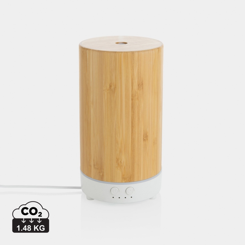 Logotrade promotional items photo of: RCS recycled plastic and bamboo aroma diffuser