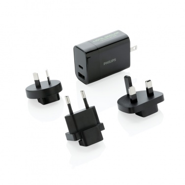 Logo trade promotional item photo of: Philips ultra fast PD travel charger