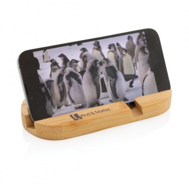 Logotrade promotional product image of: Bamboo tablet and phone holder