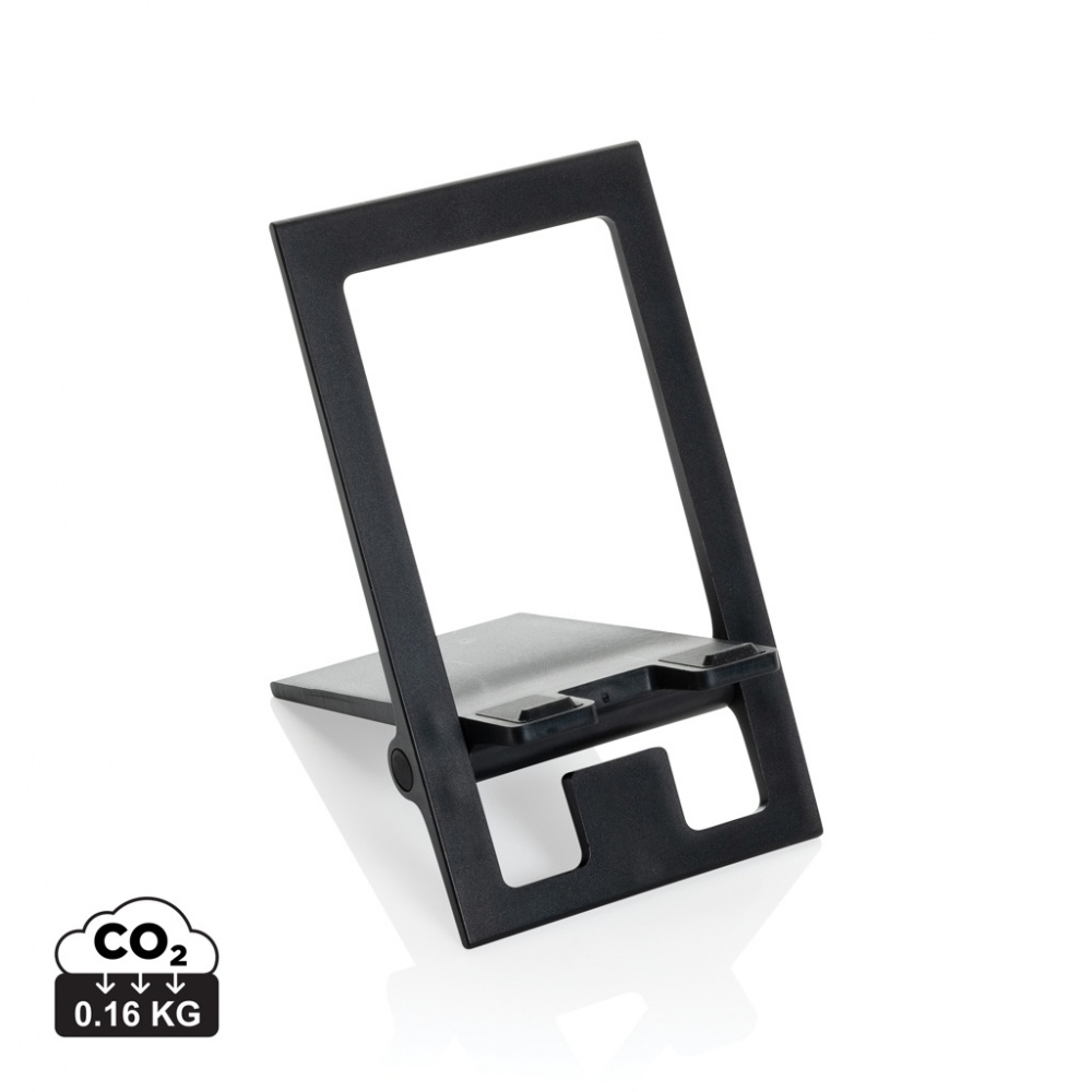 Logo trade promotional item photo of: SnapStand RCS recycled plastic foldable phone stand