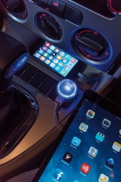 Logotrade promotional product picture of: Powerful dual port car charger