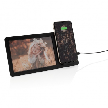 Logotrade promotional merchandise photo of: 5W Wireless charger and photo frame