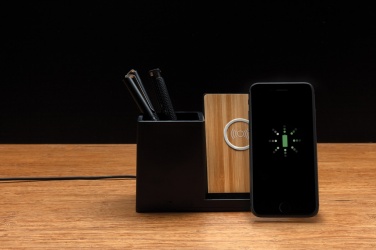 Logotrade corporate gift picture of: Ontario RCS recycled plastic 10W wireless charger