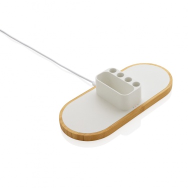 Logotrade promotional merchandise image of: Ontario RCS rplastic 10W dual wireless