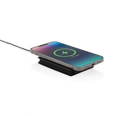 Logotrade promotional giveaway image of: Swiss Peak RCS rPU 15W  3-in-1 magnetic wireless charger