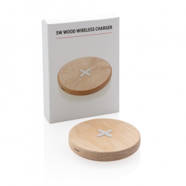 Logotrade promotional products photo of: 5W wood wireless charger