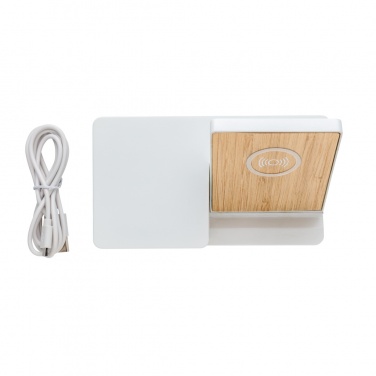 Logo trade advertising products image of: Ontario 5W wireless charger with speaker