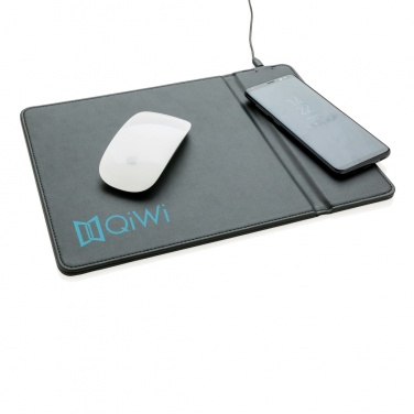 Logotrade promotional item image of: Mousepad with 5W wireless charging