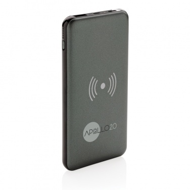 Logo trade promotional items image of: 10.000 mAh Fast Charging 10W Wireless Powerbank with PD
