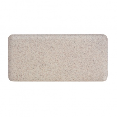 Logo trade promotional giveaway photo of: 10.000 mah wheat straw powerbank