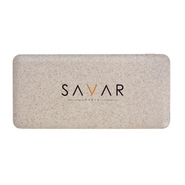 Logotrade business gift image of: 10.000 mah wheat straw powerbank