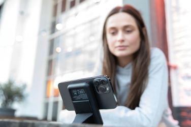 Logo trade promotional products image of: Urban Vitamin Sonoma RCS rplastic 10.000mah powerbank