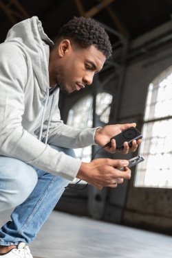 Logo trade business gifts image of: Urban Vitamin Sonoma RCS rplastic 10.000mah powerbank