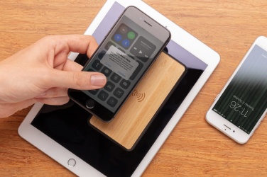 Logotrade corporate gifts photo of: RCS recycled plastic 8000 mAh Wireless Powerbank