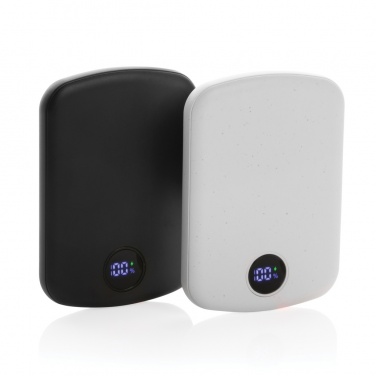 Logo trade business gift photo of: MagBoost RCS recycled plastic 5000 mah magnetic powerbank