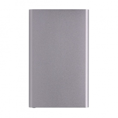 Logo trade business gifts image of: RCS recycled plastic/aluminum 4000 mah powerbank with type C