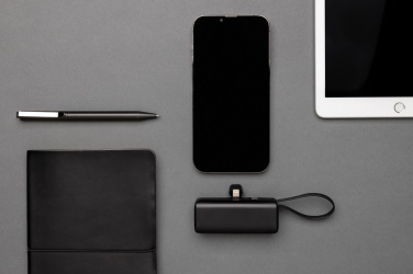 Logo trade promotional products image of: Powerlink RCS rplastic 3000 mAh powerbank iOS connector