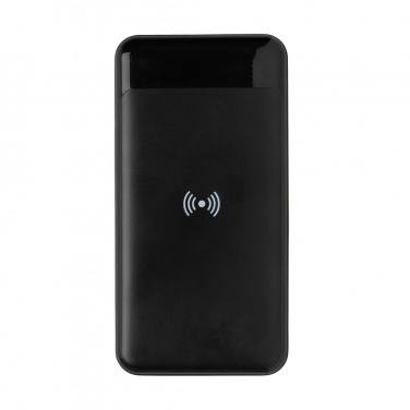 Logotrade promotional giveaway image of: RCS standard recycled plastic wireless powerbank