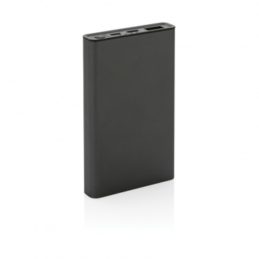 Logo trade promotional items image of: Terra RCS recycled aluminium powerbank 5.000 mAh