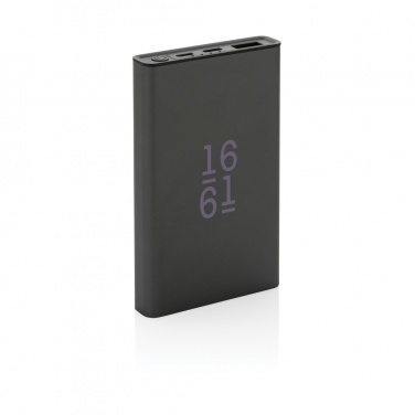 Logotrade corporate gift picture of: Terra RCS recycled aluminium powerbank 5.000 mAh
