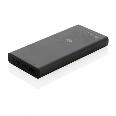 Logotrade business gift image of: Terra RCS recycled 18W aluminium powerbank 10.000 mAh