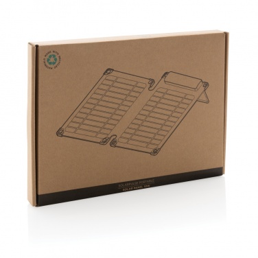 Logo trade advertising products picture of: Solarpulse rplastic portable Solar panel 10W