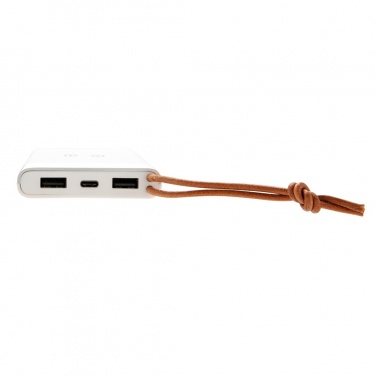 Logo trade corporate gift photo of: Aria 8.000 mAh 5W wireless charging powerbank