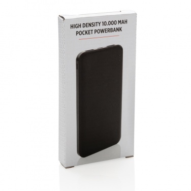 Logo trade advertising product photo of: High Density 10.000 mAh Pocket Powerbank