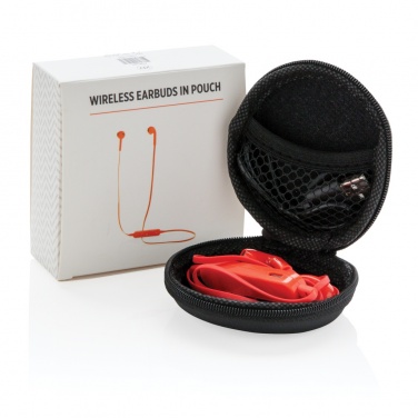 Logotrade promotional item image of: Wireless earbuds in pouch