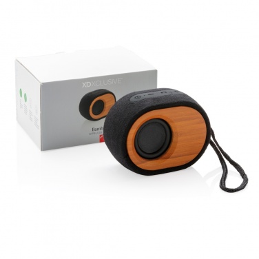 Logo trade promotional gifts image of: Bamboo X  speaker