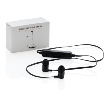 Logotrade promotional merchandise image of: Light up logo wireless earbuds