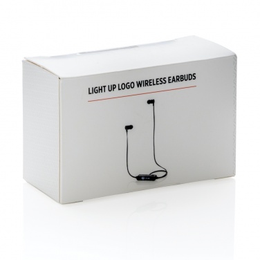 Logotrade business gift image of: Light up logo wireless earbuds