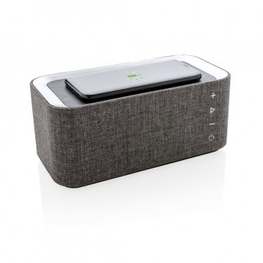 Logo trade corporate gift photo of: Vogue wireless charging speaker
