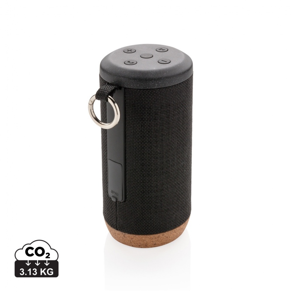 Logotrade promotional item picture of: Baia 10W wireless speaker, cork
