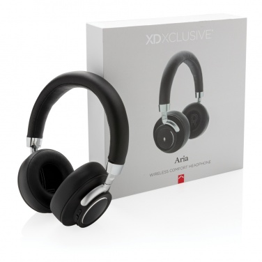 Logo trade advertising products picture of: Aria Wireless Comfort Headphones