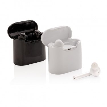 Logotrade promotional product picture of: Liberty wireless earbuds in charging case