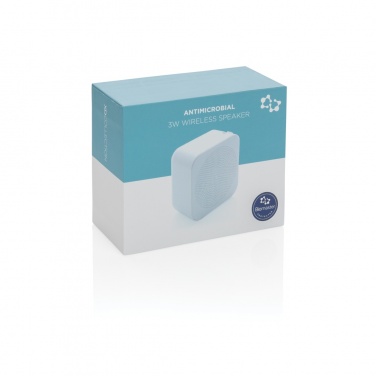 Logo trade advertising products image of: 3W antimicrobial wireless speaker
