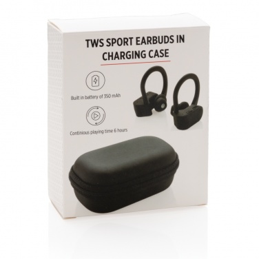 Logotrade corporate gifts photo of: TWS sport earbuds in charging case