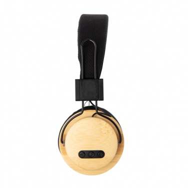 Logotrade promotional item picture of: Bamboo wireless headphone