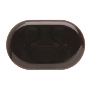 Logo trade promotional products picture of: Light up logo TWS earbuds in charging case