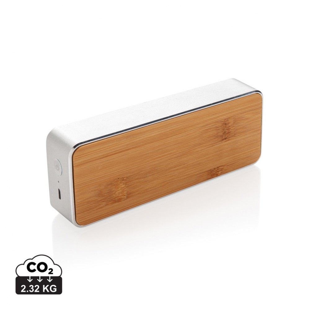 Logotrade promotional gift picture of: Nevada Bamboo 3W wireless speaker