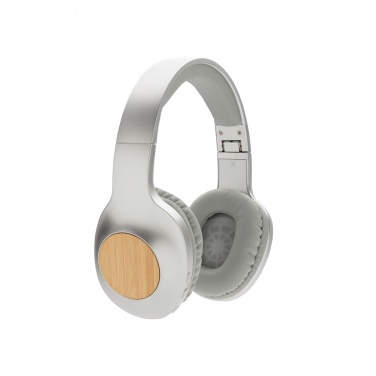 Logo trade promotional items picture of: Dakota Bamboo wireless headphone