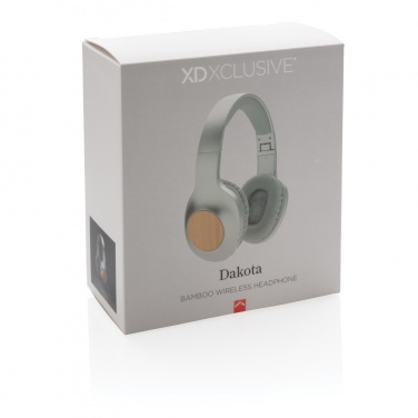 Logotrade promotional giveaways photo of: Dakota Bamboo wireless headphone